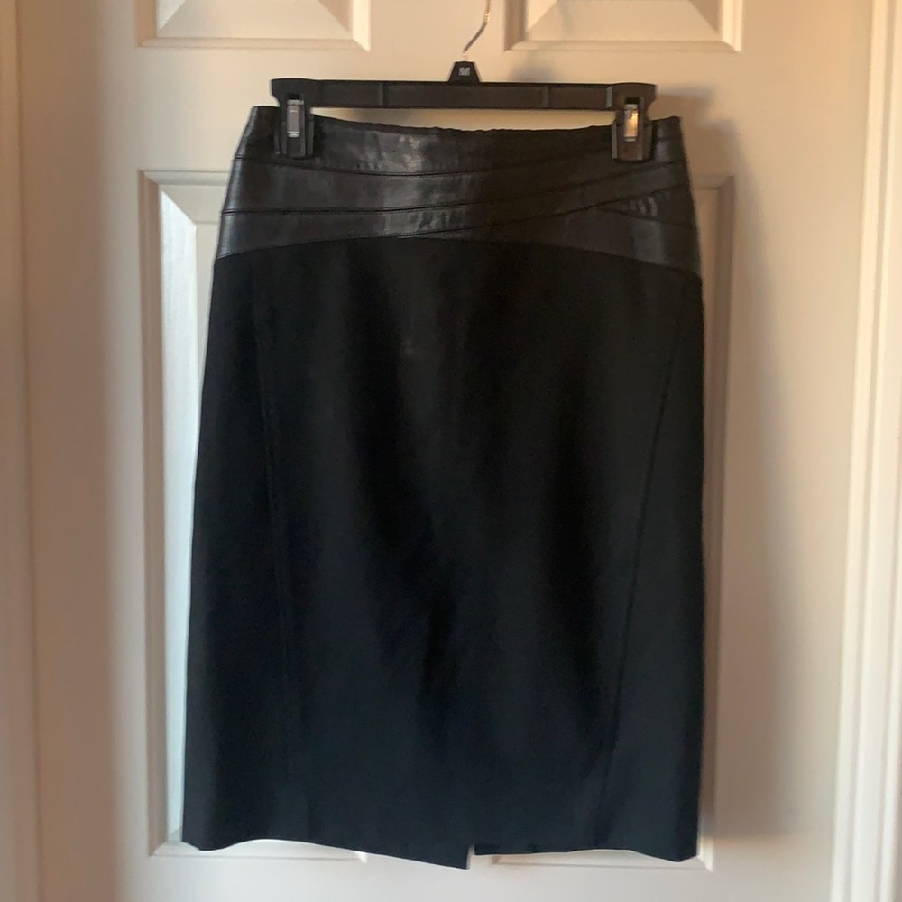 BCBG MaxAzria Black Mud length Dress Skirt. Evening. Business attire. Size 2.